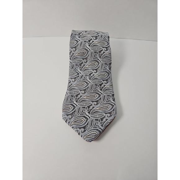 Michael Kors Other - Michael‎ Kors Tie Silver Paisley 100% Silk